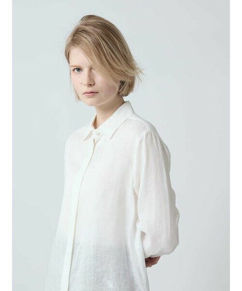 Aquascutum / アクアスキュータム シャツ・ブラウス | ナチュラルリネンシャツ | 詳細2