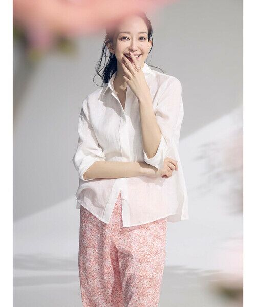 Aquascutum / アクアスキュータム シャツ・ブラウス | ナチュラルリネンシャツ | 詳細5