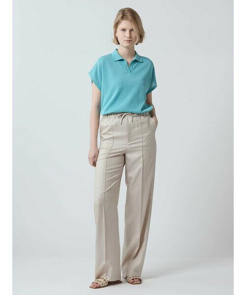 Aquascutum / アクアスキュータム その他パンツ | ドロスト セミワイドパンツ | 詳細13