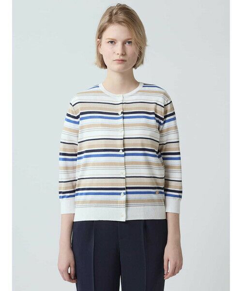 Aquascutum / アクアスキュータム ニット・セーター | ハイツイストコットンカーディガン | 詳細2