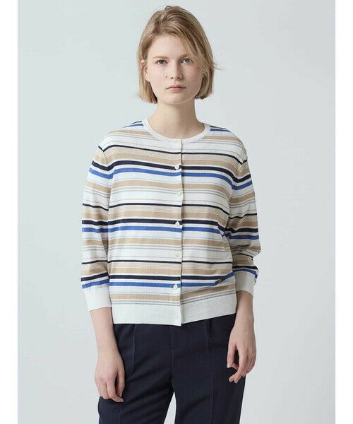 Aquascutum / アクアスキュータム ニット・セーター | ハイツイストコットンカーディガン | 詳細5