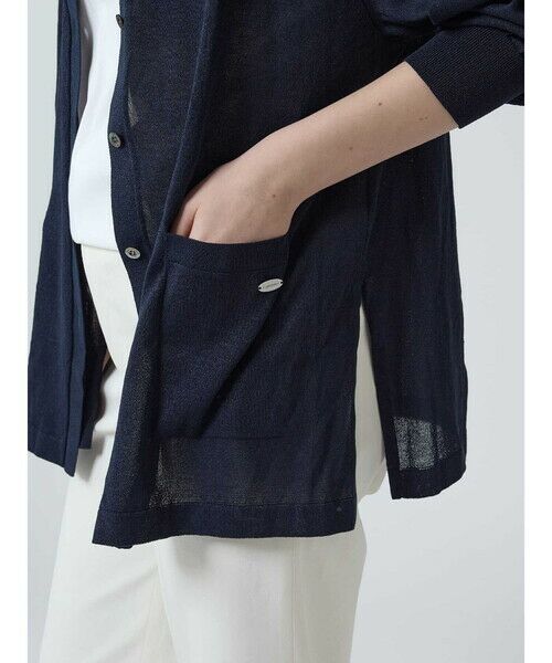 Aquascutum / アクアスキュータム ニット・セーター | ドライコットンロングカーディガン | 詳細2