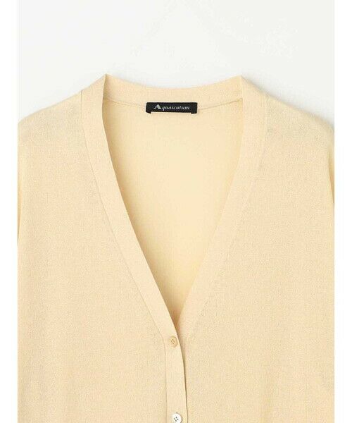 Aquascutum / アクアスキュータム ニット・セーター | ドライコットンロングカーディガン | 詳細13