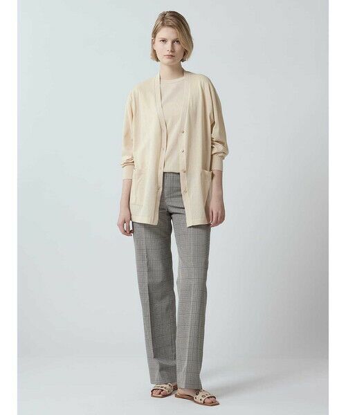 Aquascutum / アクアスキュータム ニット・セーター | ドライコットンロングカーディガン | 詳細5