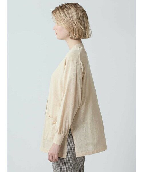 Aquascutum / アクアスキュータム ニット・セーター | ドライコットンロングカーディガン | 詳細7