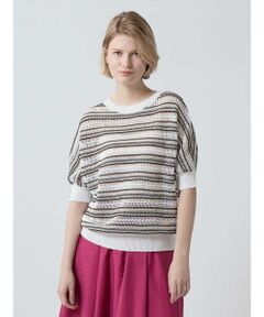 Aquascutum / アクアスキュータム ニット・セーター | メッシュニットプルオーバー