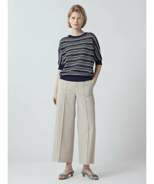 Aquascutum / アクアスキュータム ニット・セーター | メッシュニットプルオーバー | 詳細1