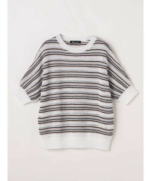 Aquascutum / アクアスキュータム ニット・セーター | メッシュニットプルオーバー | 詳細10