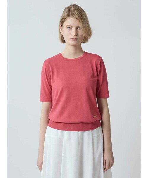 Aquascutum / アクアスキュータム ニット・セーター | ハイツイストコットンプルオーバー | 詳細6