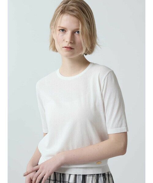 Aquascutum / アクアスキュータム ニット・セーター | ハイツイストコットンプルオーバー | 詳細17