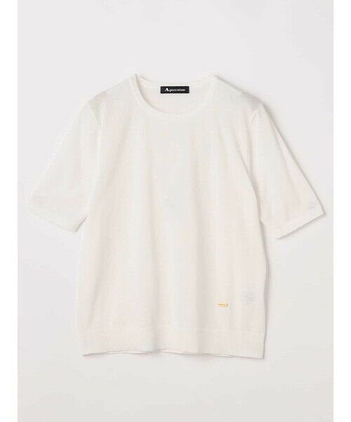 Aquascutum / アクアスキュータム ニット・セーター | ハイツイストコットンプルオーバー | 詳細18