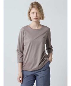 Aquascutum / アクアスキュータム カットソー | スビンスムース７分袖カットソー