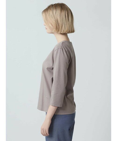 Aquascutum / アクアスキュータム カットソー | スビンスムース７分袖カットソー | 詳細4