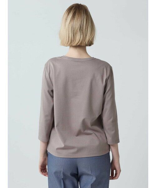 Aquascutum / アクアスキュータム カットソー | スビンスムース７分袖カットソー | 詳細5