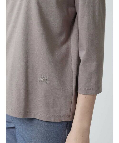 Aquascutum / アクアスキュータム カットソー | スビンスムース７分袖カットソー | 詳細6