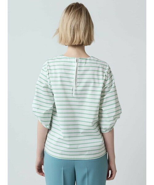 Aquascutum / アクアスキュータム カットソー | パフスリーブボーダーカットソー | 詳細4