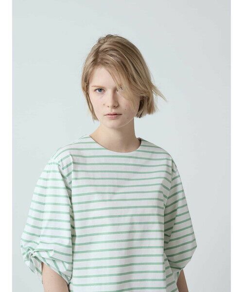 Aquascutum / アクアスキュータム カットソー | パフスリーブボーダーカットソー | 詳細5