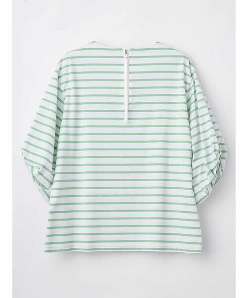 Aquascutum / アクアスキュータム カットソー | パフスリーブボーダーカットソー | 詳細7