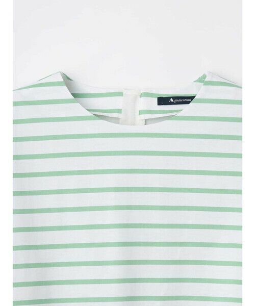 Aquascutum / アクアスキュータム カットソー | パフスリーブボーダーカットソー | 詳細8