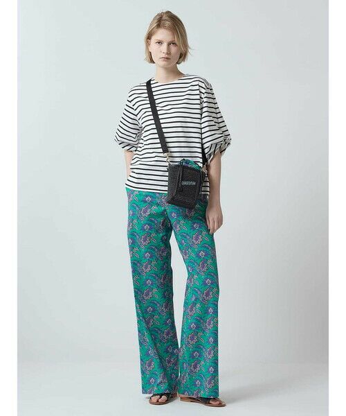 Aquascutum / アクアスキュータム カットソー | パフスリーブボーダーカットソー | 詳細12