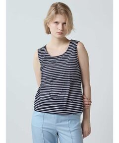 Aquascutum / アクアスキュータム カットソー | プリマシャインボーダータンクトップ