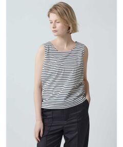 Aquascutum / アクアスキュータム カットソー | プリマシャインボーダータンクトップ