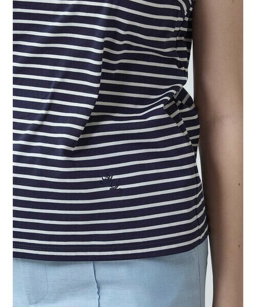 Aquascutum / アクアスキュータム カットソー | プリマシャインボーダータンクトップ | 詳細2