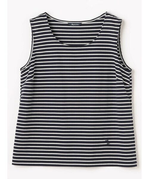 Aquascutum / アクアスキュータム カットソー | プリマシャインボーダータンクトップ | 詳細3