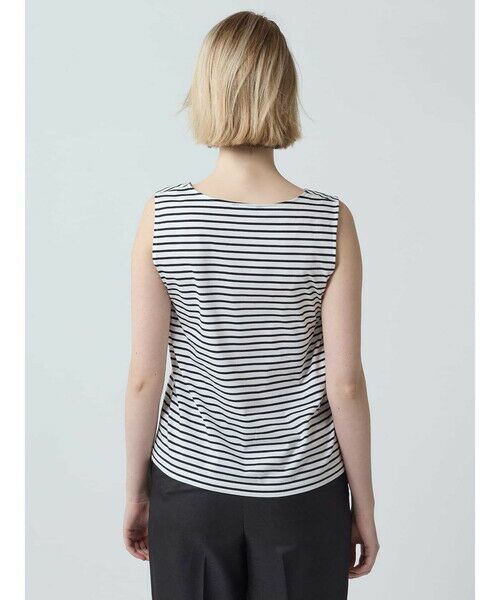 Aquascutum / アクアスキュータム カットソー | プリマシャインボーダータンクトップ | 詳細8