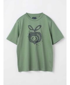 Aquascutum / アクアスキュータム カットソー | AppleプリントスムースTシャツ