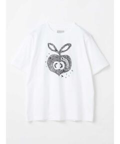 Aquascutum / アクアスキュータム カットソー | AppleプリントスムースTシャツ