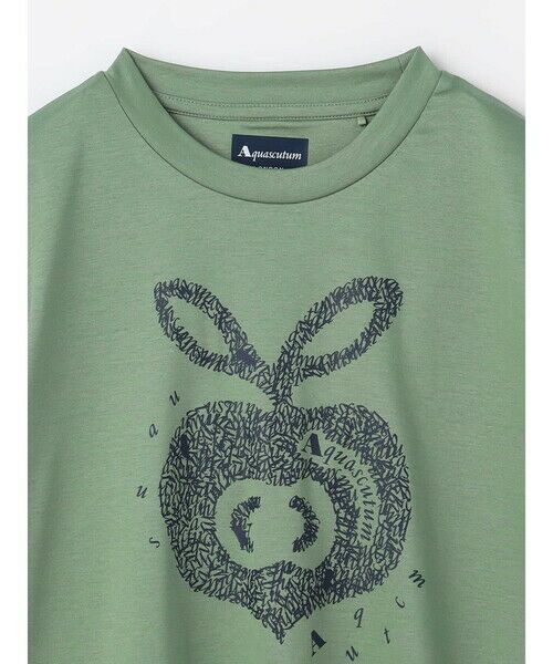 Aquascutum / アクアスキュータム カットソー | AppleプリントスムースTシャツ | 詳細2
