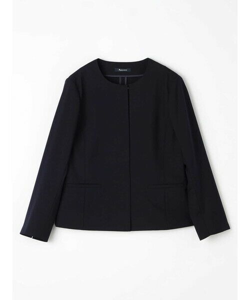 Aquascutum / アクアスキュータム テーラードジャケット | 【セットアップ対応】アナスタシアノーカラージャケット | 詳細3