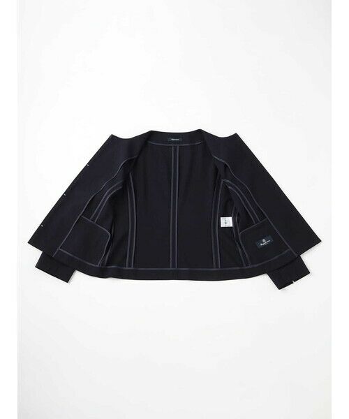 Aquascutum / アクアスキュータム テーラードジャケット | 【セットアップ対応】アナスタシアノーカラージャケット | 詳細4