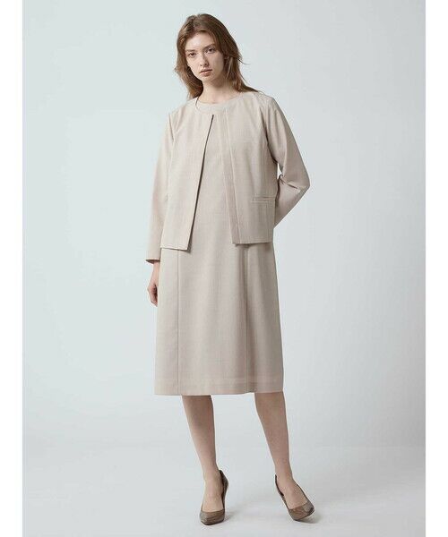 Aquascutum / アクアスキュータム テーラードジャケット | 【セットアップ対応】アナスタシアノーカラージャケット | 詳細6