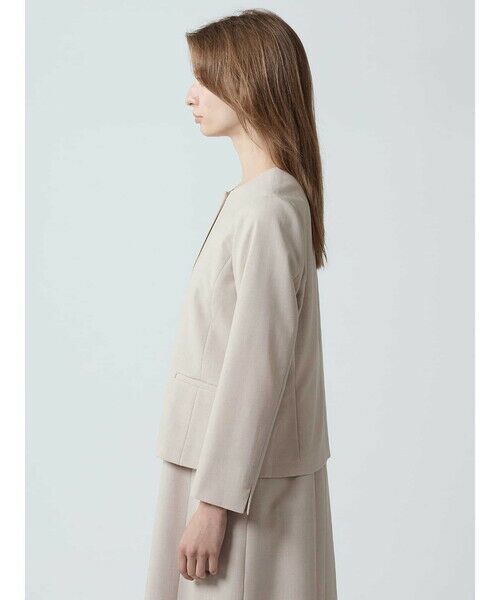 Aquascutum / アクアスキュータム テーラードジャケット | 【セットアップ対応】アナスタシアノーカラージャケット | 詳細8