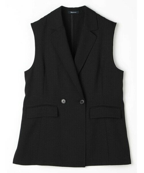 Aquascutum / アクアスキュータム テーラードジャケット | リネンライクオックス ジレ | 詳細11