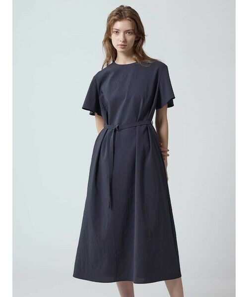 Aquascutum/アクアスキュータム ストレッチAライン サマードレス ネイビー 8 Aquascutum/アクアスキュータム ストレッチAライン サマードレス ネイビー 8