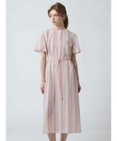 Aquascutum / アクアスキュータム ドレス | ストライププリント サマードレス