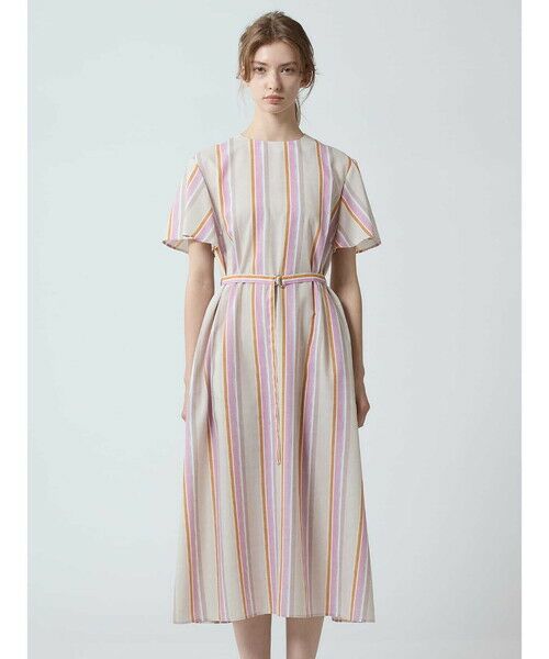 Aquascutum / アクアスキュータム ドレス | ストライププリント サマードレス | 詳細2