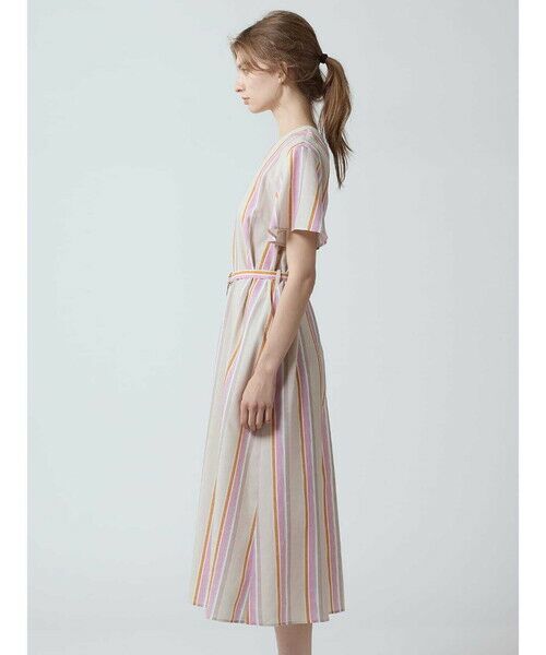 Aquascutum / アクアスキュータム ドレス | ストライププリント サマードレス | 詳細3