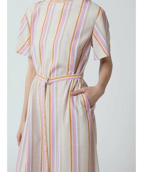 Aquascutum / アクアスキュータム ドレス | ストライププリント サマードレス | 詳細5