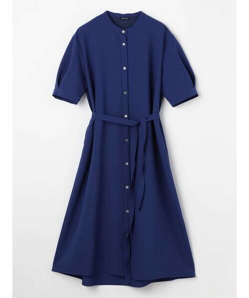 Aquascutum / アクアスキュータム ドレス | サッカーストレッチ シャツドレス | 詳細2