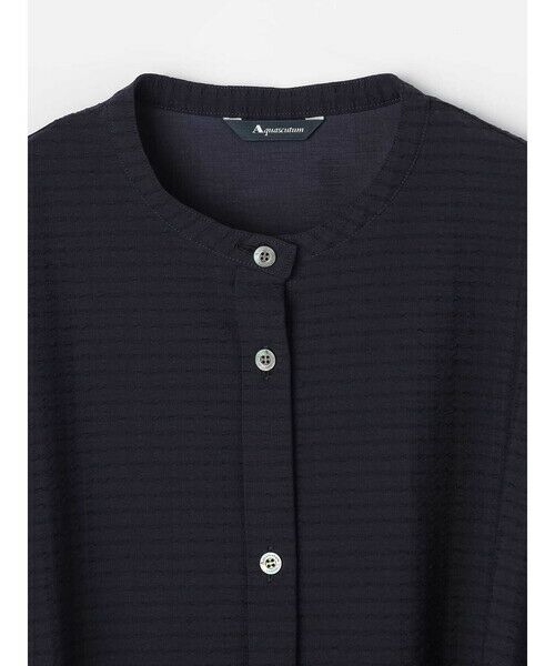 Aquascutum / アクアスキュータム ドレス | サッカーストレッチ シャツドレス | 詳細11
