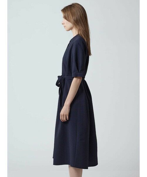 Aquascutum / アクアスキュータム ドレス | サッカーストレッチ シャツドレス | 詳細6