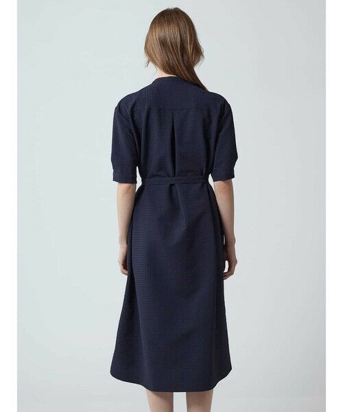 Aquascutum / アクアスキュータム ドレス | サッカーストレッチ シャツドレス | 詳細7