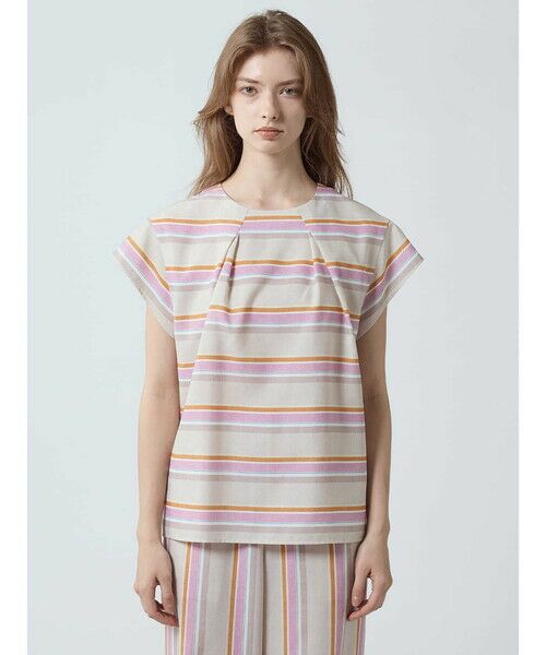 Aquascutum / アクアスキュータム シャツ・ブラウス | 【セットアップ対応】ストライププリントブラウス | 詳細2