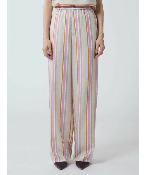 Aquascutum / アクアスキュータム その他パンツ | 【セットアップ対応】ストライププリントイージーパンツ | 詳細2