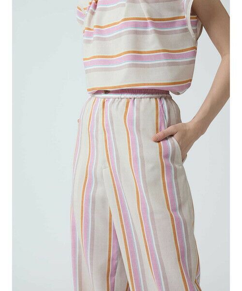 Aquascutum / アクアスキュータム その他パンツ | 【セットアップ対応】ストライププリントイージーパンツ | 詳細5