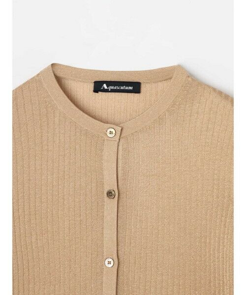 Aquascutum / アクアスキュータム ニット・セーター | 【アンサンブル対応】SILKY リブニットカーディガン | 詳細13